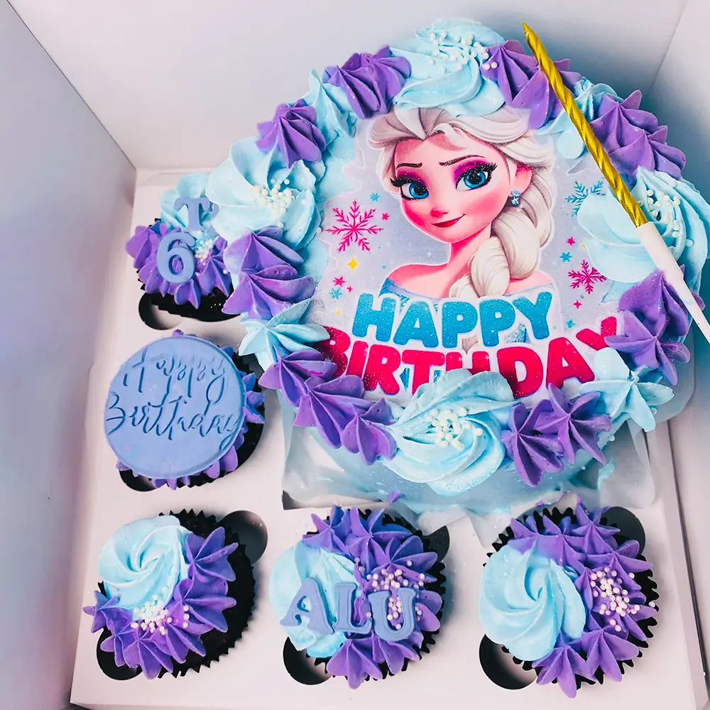 Kids Mid Sets Princess Elsa Frozen Theme (Chocolate/Vanilla)